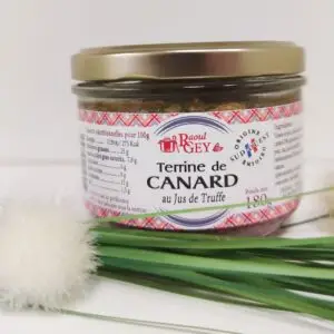 TERRINE DE CANARD AU JUS DE TRUFFE 180GR