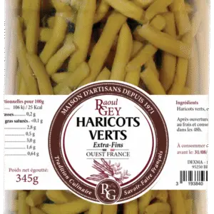 HARICOTS VERTS 660GR