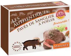 PAVÉ DE SANGLIER 125GR X 2 CONGELÉ