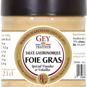 SAUCE CHAUDE AU FOIE GRAS 190GR
