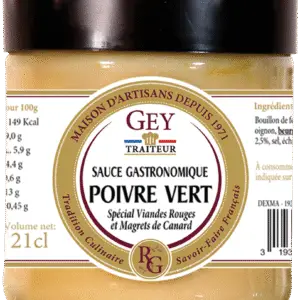 SAUCE CHAUDE AU POIVRE VERT 190GR