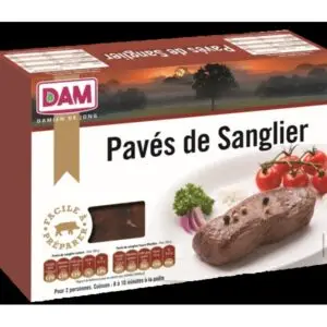 PAVÉ DE SANGLIER SAUCE MORILLES 125GR X 2