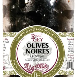 OLIVES NOIRES A LA GRECQUE 200GR