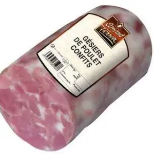 GESIERS DE POULET CONFITS A LA GRAISSE DE CANARD 1KG