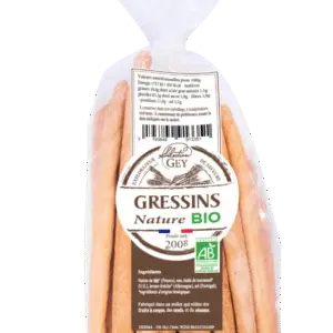 GRESSINS RUSTIQUES AUX GRAINES DE SESAME 200GR