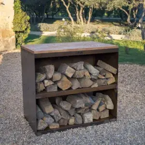 Desserte en Acier Corten