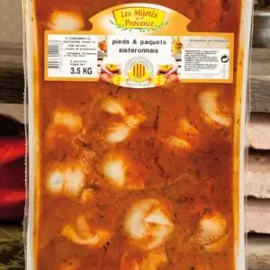 PIEDS PAQUETS CUISINÉS EN BARQUETTE DE 3.5KG / 8 PERSONNES