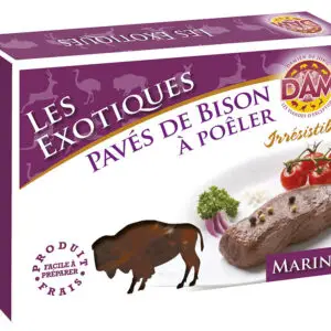 PAVÉ DE BISON 125GR X 2 CONGELÉ