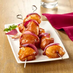 BROCHETTE DE POULET MARINÉE BARBECUE X 10