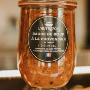 DAUBE DE BOEUF À LA PROVENÇALE, AIL CHEMISÉE 900GR