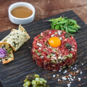 TARTARE DE BOEUF AUX COUTEAUX RACE CHAROLAISE 180GR X 2