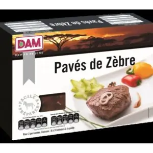 PAVÉ DE ZEBRE 125GR X 2 CONGELÉ