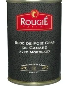 FOIE GRAS MI-CUIT 400GR AVEC 30% MORCEAUX