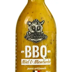 Sauce BBQ miel & moutarde Hellicious 250ml