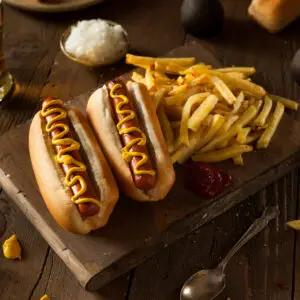 SAUCISSE DE PORC POUR HOT-DOG 100GR X 10